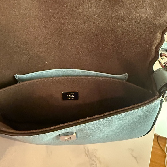 Authentic Fendi Hypnoteyes Micro Baguette in blue - Picture 9 of 9